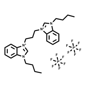 1H-苯并咪唑鎓，3,3′-（1,3-丙二基）雙[1-丁基，六氟磷酸鹽（1-）（1:2）