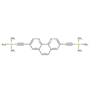 320573-10-2  3,8-雙(三甲基硅乙炔基)-1,10-菲咯啉  3,8-bis[(trimethylsilyl)ethynyl]-1,10-phenanthroline