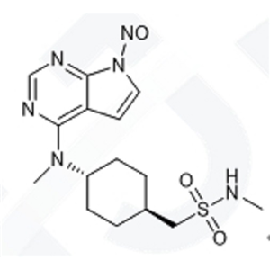 N-甲基-N-((1R，4R)-4-(甲基(7-亞硝基-7H-吡咯并[2,3-d]嘧啶-4-基)氨基)環(huán)己基)甲磺酰胺