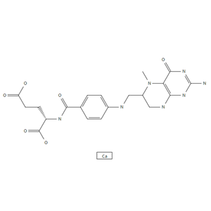 (6S)-L-5-甲基四氫葉酸鈣；99.98%左旋葉酸鈣，天然葉酸補(bǔ)充劑