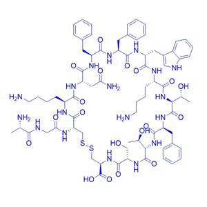 D-Trp8,D-Cys14]-Somatostatin-14/61950-59-2/生長(zhǎng)抑素合成類似物多肽D-Trp8,D-Cys14]-Somatostatin-14