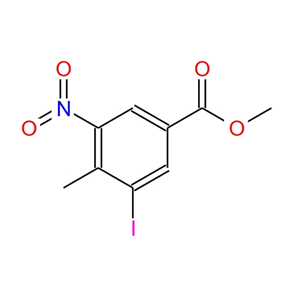 3-碘-4-甲基-5-硝基苯甲酸甲酯