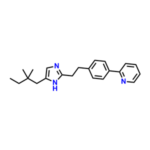 2-(4-(2-(4-(2,2-二甲基丁基)-1H-異咪唑-2-基)乙基)苯基)吡啶