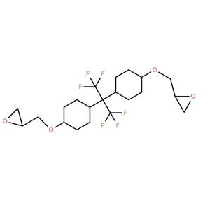 2,2-bis[4-(2,3-epoxypropoxyl)cyclohexyl]hexafluoropropane