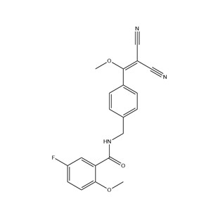 N-[[4-(2,2-二氰基-1-甲氧基-乙烯基)苯基]甲基]-5-氟-2-甲氧基苯甲酰胺 2764851-04-7