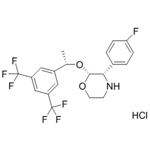 (2R,3S)-2-[(1R)-1-[3,5-雙(三氟甲基)苯基]乙氧基]-3-(4-氟苯基)-嗎啉鹽酸鹽