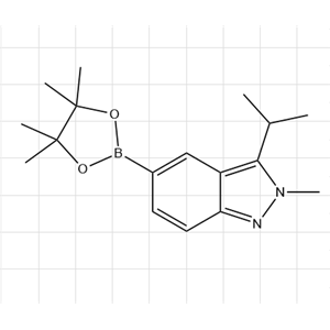 2-Methyl-3-(propan-2-yl)-5-(4,4,5,5-tetramethyl-1,3,2-dioxaborolan-2-yl)-2H-indazole