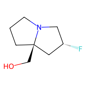 (2R,8S)-2-氟-1,2,3,5,6,7-六氫吡咯嗪-7-基]甲醇(蝴蝶醇)