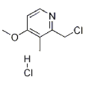 2-氯甲基-4-甲氧基-3-甲基吡啶鹽酸鹽，2-(Chloromethyl)-4-methoxy-3-methylpyridine hydrochloride，86604-74-2，C8H11Cl2NO，