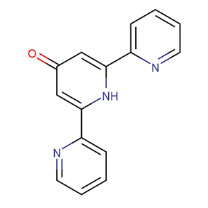 2,6-雙(2-吡啶基)-4-吡啶酮   2,6-Bis(2-pyridyl)-4(1H)-pyridone   128143-88-4 克級(jí)供貨，可按需分裝