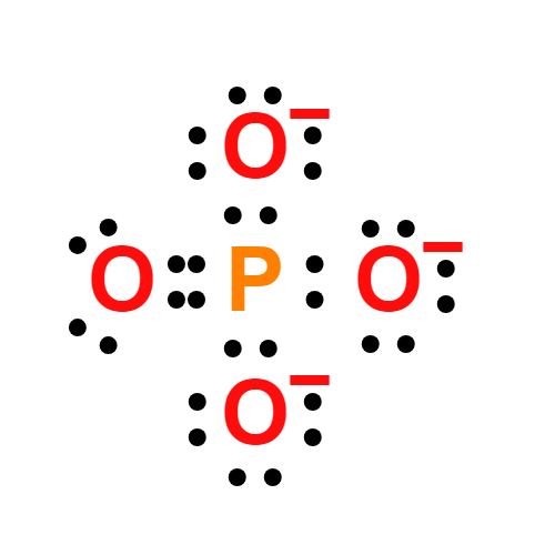 po43- lewis structure