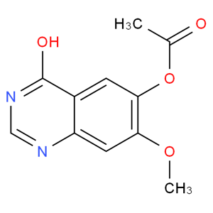 3,4-二氫-7-甲氧基-4-氧代喹唑啉-6-醇乙酸酯