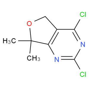 2,4-二氯-7,7-二甲基-5,7-二氫呋喃[3,4-d]并嘧啶