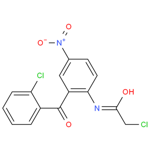 2-(2-氯乙酰氨基)-5-硝基-2'-氯二苯甲酮