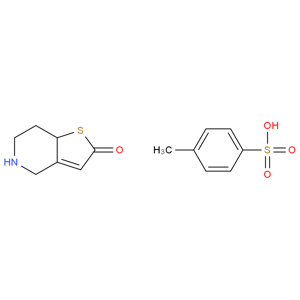 5,6,7,7a-四氫噻吩并[3,2-c]吡啶-2(4H)-酮對甲苯磺酸鹽