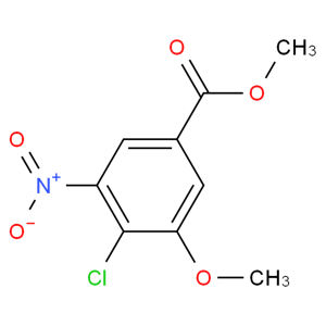 4-氯-3-甲氧基-5-硝基苯羧酸甲酯